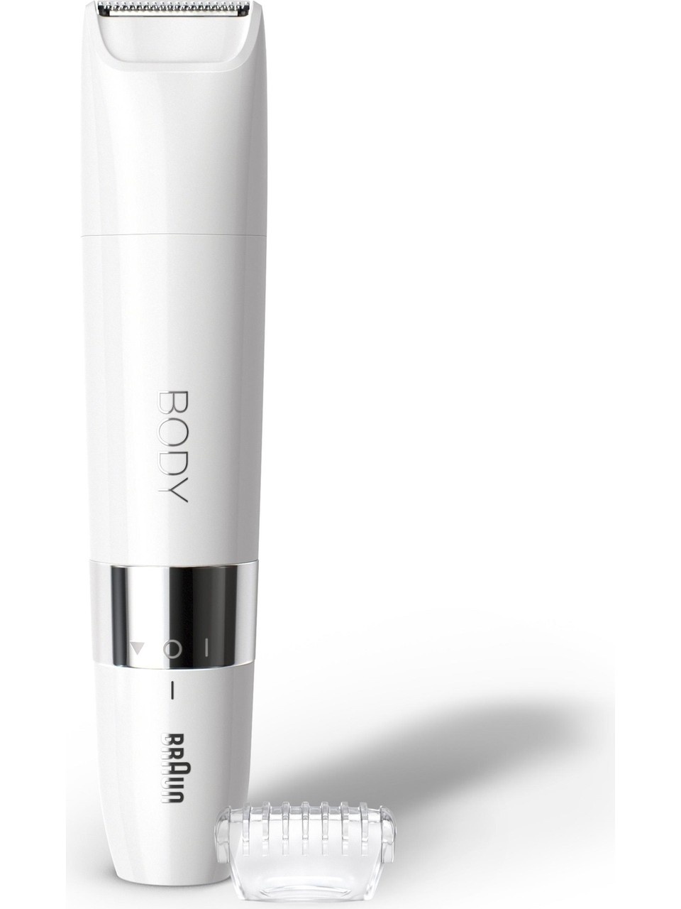 Braun Body Mini Trimmer BS1000 Vücut Tüy Kesme Makinesi + Düzeltici Tarak, Pil ve Temizleme Fırçası
